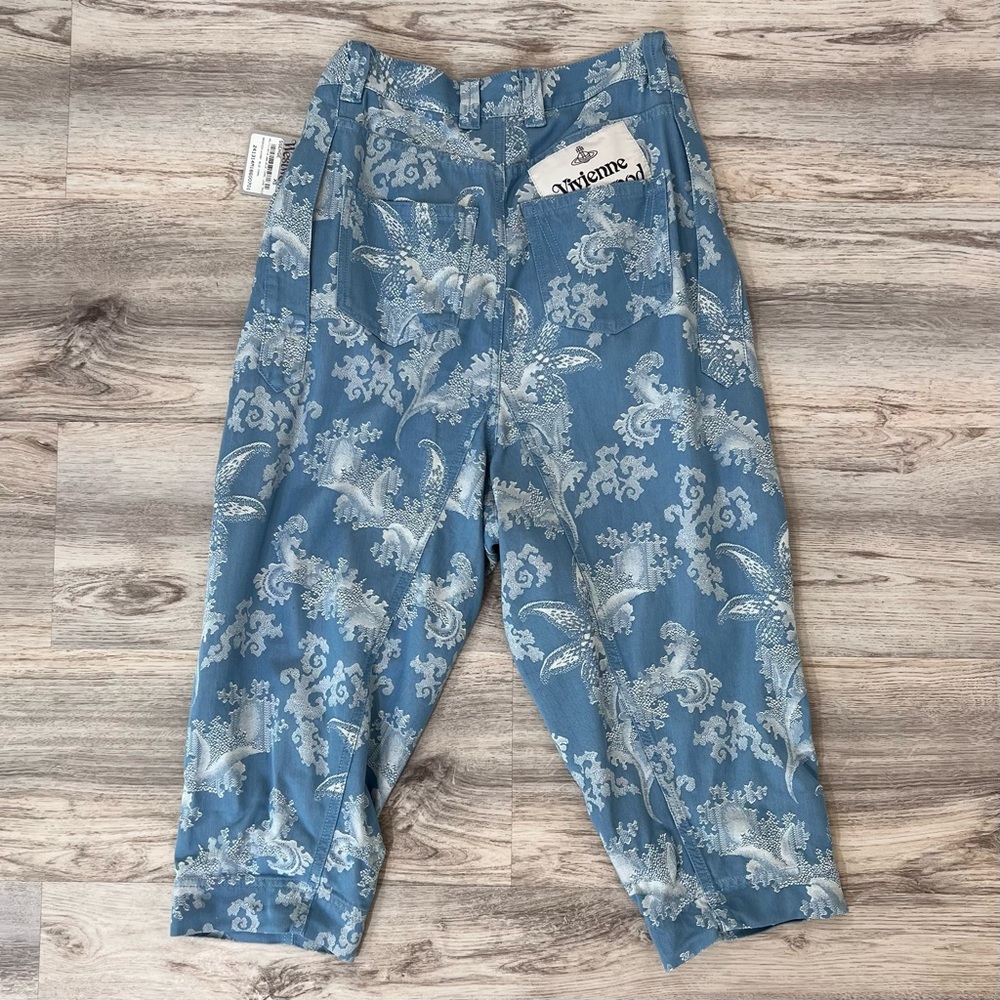 Vivienne Westwood Seaweed Jacquard Cotton Macca Trousers - Picture 4 of 10